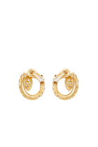 Serpent Boheme Earrings, 18k Yellow Gold & Diamonds