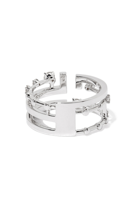 Avenues White Gold Ring