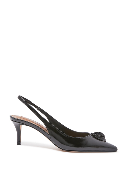 Buy Kurt Geiger Belgravia Patent Slingback Sandals for Womens ...