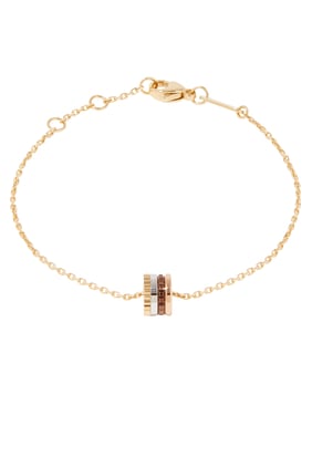 Quatre Classique Chain Bracelet, set with a diamond