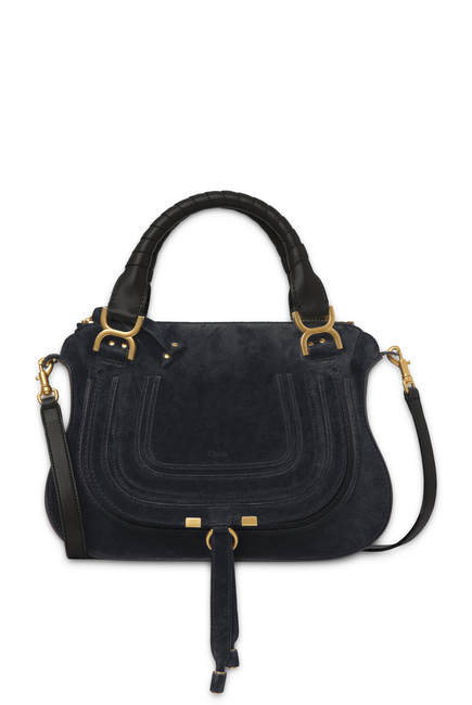 Marcie Suede Double Carry Bag