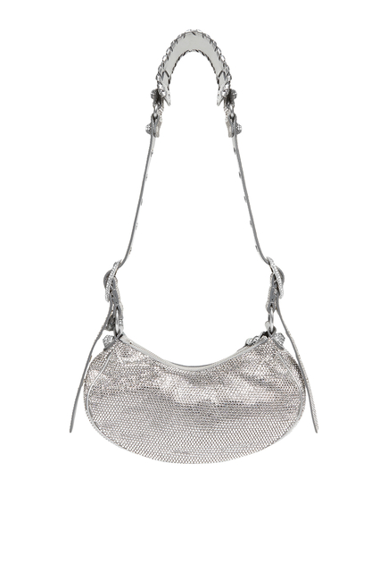 Le Cagole XS Shoulder Bag With Rhinestones