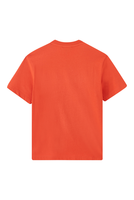 Kids Logo Crest Cotton T-Shirt