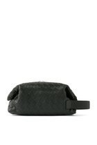 Intrecciato Leather Toiletry Case