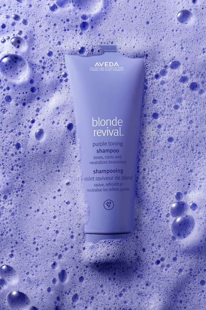 Buy Aveda Blonde Revival Purple Toning Shampoo - for AED 39.00-149.00 Hair Care | Bloomingdale's UAE How To Get Purple Shampoo Stain Out Of Shower