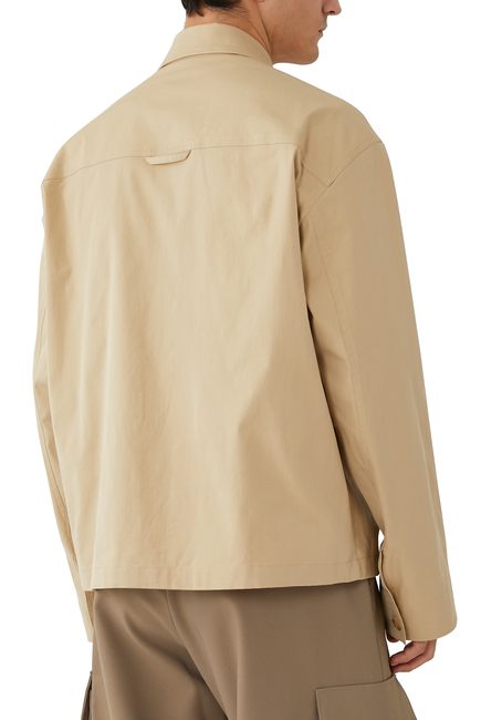 Cotton-Blend Overshirt