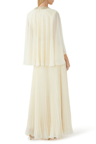Maxi Gown With Cape