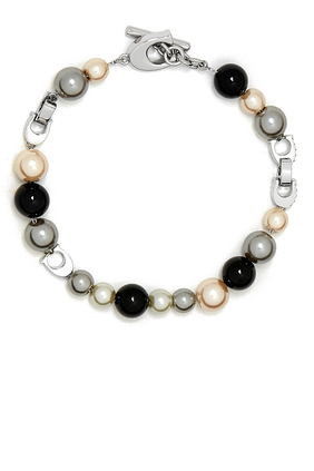 Mixed Pearl Toggle Bracelet