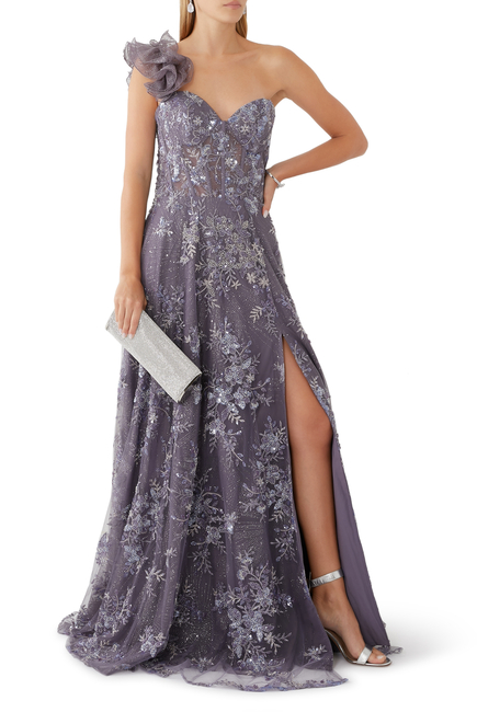 One Shoulder Gown