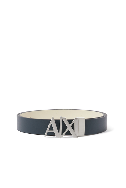 Logo Leather Belt