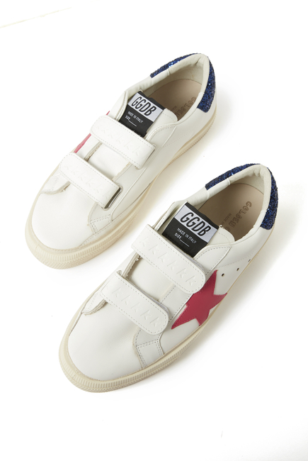 Kids May Leather Sneakers