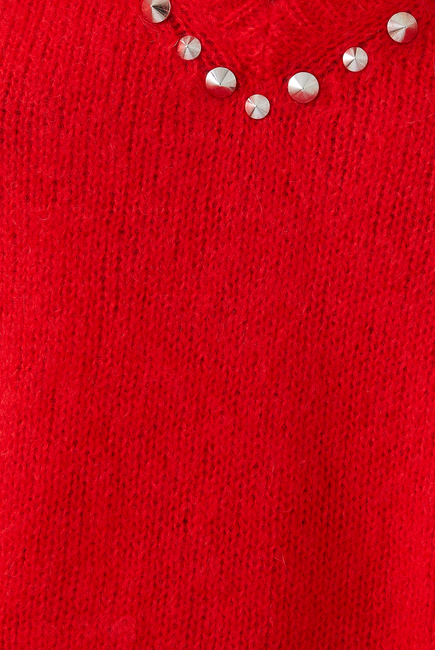 Mohair Sweater with Studs