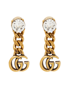 Crystal Double G Earrings