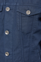 Button-logo Denim Jacket