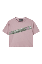 Kids Strip Across Logo T-Shirt