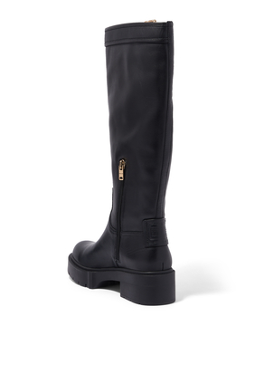 Lilli 40 Knee-Length Leather Boots