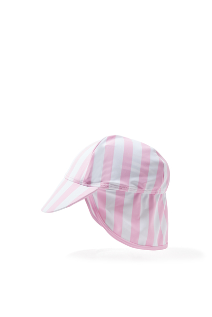 Kids Stripe Floating Flap Hat