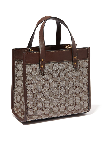 Buy Coach Field Tote 22 In Signature Jacquard for Womens | Bloomingdale ...