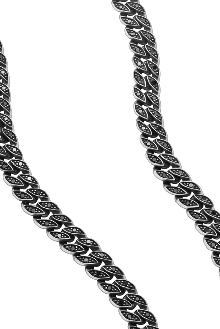 Curb Chain Necklace, Sterling Silver