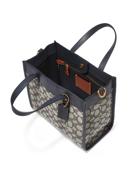 Buy Coach Field Tote 22 in Signature Jacquard for Womens | Bloomingdale's UAE