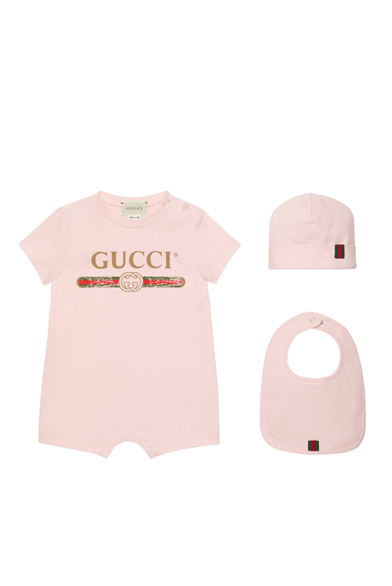 Gucci Logo 3-Piece Gift Set