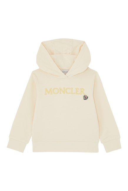 Kids Logo-Embroidered Cotton Hoodie