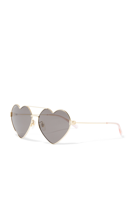 Heart-Frame Sunglasses