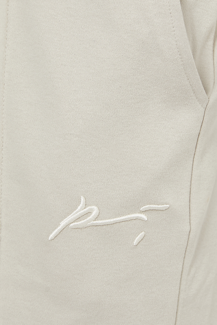 Signature Logo Print Cotton Jersey Short