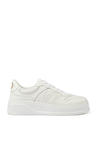 GG Embossed Leather Sneakers