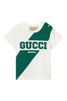 Kids Logo Cotton T-Shirt