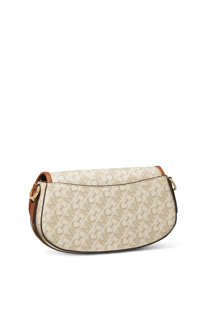 Mila Small Empire Signature Logo Shoulder Bag