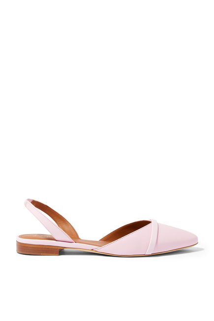 Elsie Leather Slingback Ballerina Flats