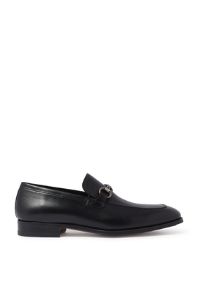 Classic Buckle 18 Leather Loafers