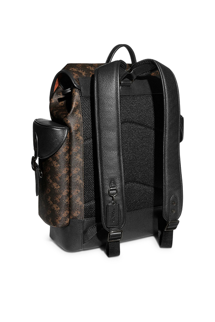 Hitch Horse & Carriage Print Backpack