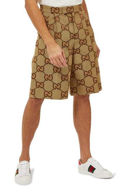 Gucci Jumbo GG canvas shorts