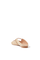 Norah Open Toe Flat Slides