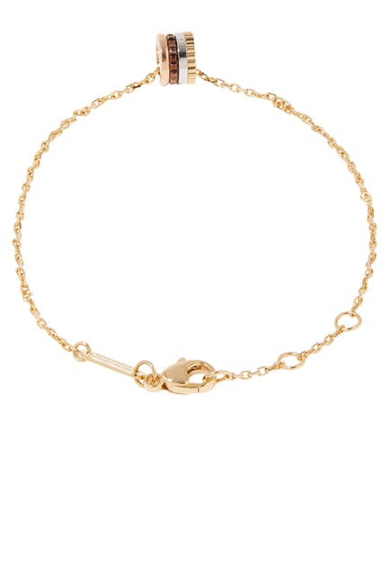 Quatre Classique Chain Bracelet, set with a diamond