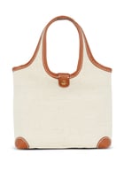 Canvas and Leather B-Army Grocery Bag