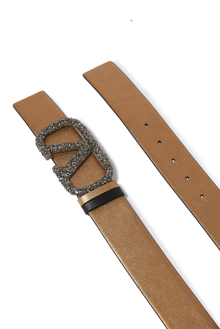  VLogo Signature Buckle Belt