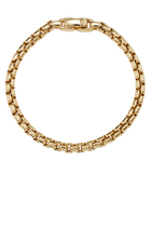 Box Chain Bracelet, 18k Yellow Gold