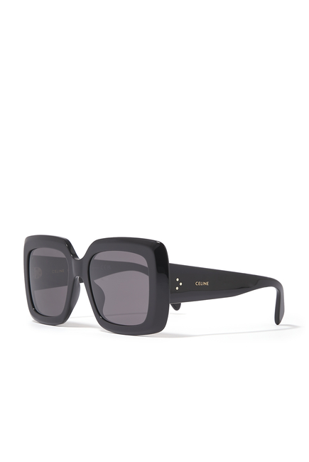 Bold 3 Dots Square Sunglasses