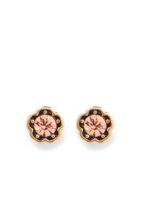 COACH®  Quilted Signature Link Enamel Drop Earrings