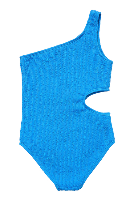 Kids One Shoulder Swimsuit