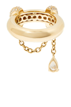 Elisabeth Ring, 18k Yellow Gold & Diamonds