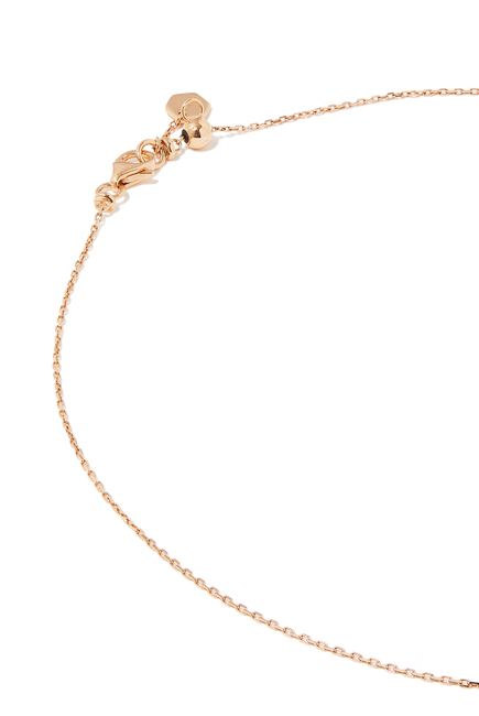 Cleo Mini Rev Pendant, 18k Rose Gold with Lapiz Lazuli & Diamonds