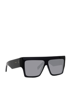 Black D Frame Sunglasses