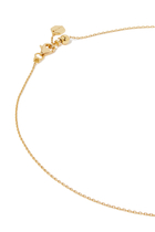 Cleo Mini Rev Pendant, 18k Yellow Gold with Turquoise & Diamonds
