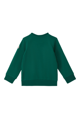Logo Print Cotton-Blend Sweatshirt