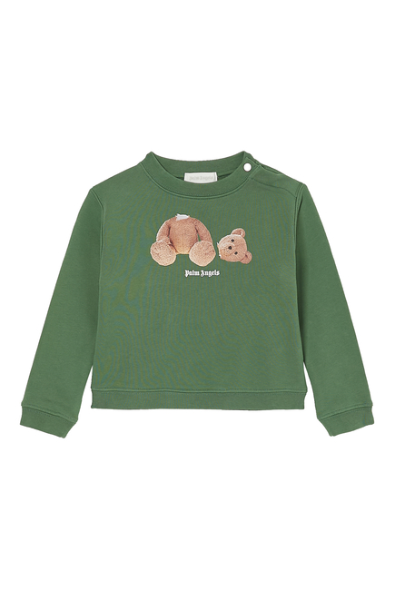 Bear Sweatshirt for Boys - PALM ANGELS KIDS