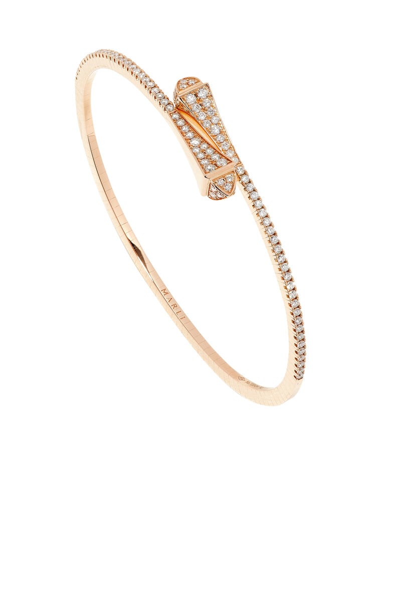Buy Marli Cleo Diamond Slip-on Bracelet - for AED 21000.00 Bracelets ...